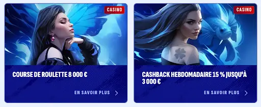 Offres spéciales et promotions Bankonbet Casino